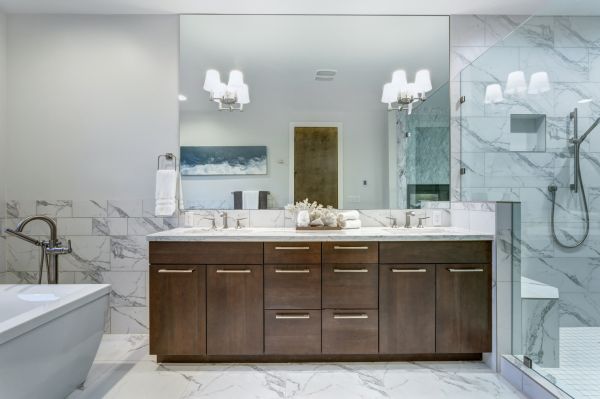 Bathroom Storage Installation in Decatur